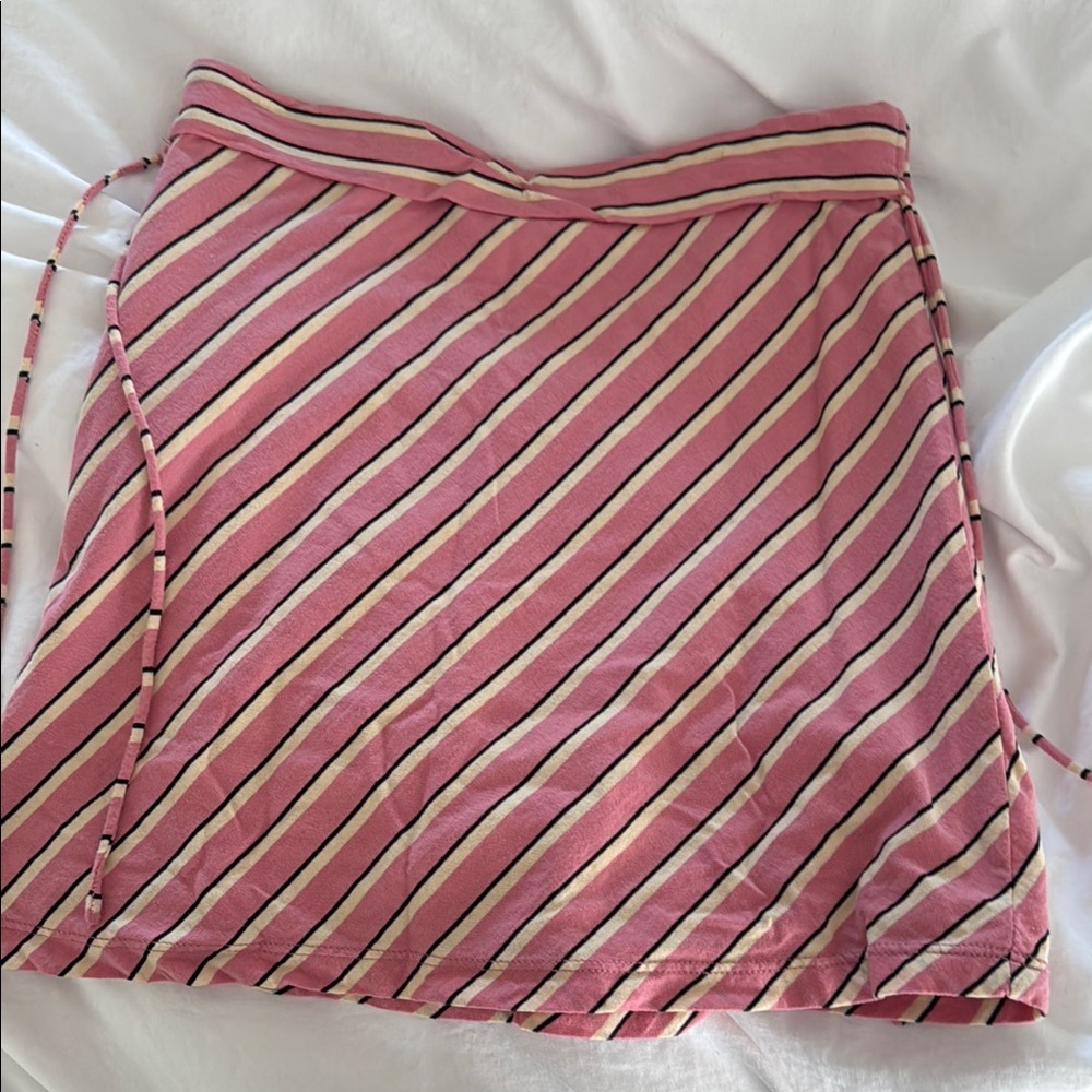 Princess Polly Pink Cream Mini Skirt